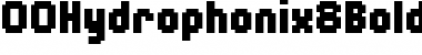 00Hydrophonix8 Bold Font