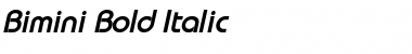 Bimini Bold Italic