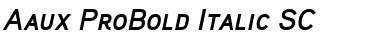 Aaux ProBold Italic SC Regular Font
