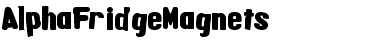 Download AlphaFridgeMagnets Font
