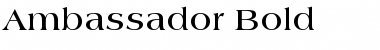 Ambassador Font