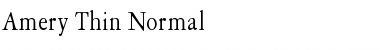 Amery Thin Normal Font