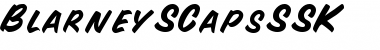 BlarneySCapsSSK Regular Font