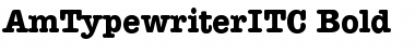 AmTypewriterITC Font