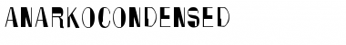 AnarkoCondensed Regular Font