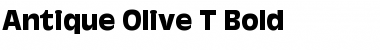 Antique Olive T Bold Font