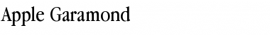 Download Apple Garamond Font