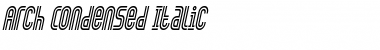 ArchCondensed Italic Font