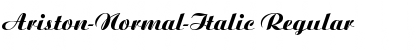 Download Ariston-Normal-Italic Font