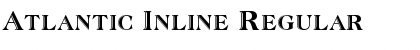 Atlantic Inline Regular Font