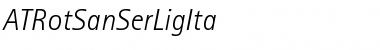 ATRotSanSerLigIta Regular Font