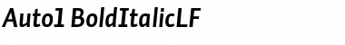 Auto 1 Bold Italic LF