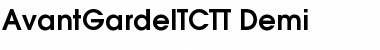 AvantGardeITCTT Font