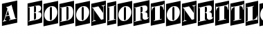 Download a_BodoniOrtoNrTtlCmUp Font