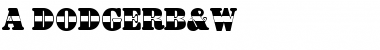 Download a_DodgerB&W Font