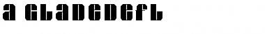 Download a_GladeDefl Font