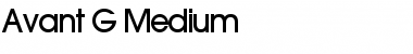 Download Avant_G-Medium Font