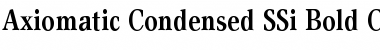 Axiomatic Condensed SSi Bold Condensed