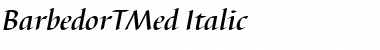 BarbedorTMed Italic