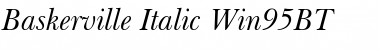 Baskerville Win95BT Italic