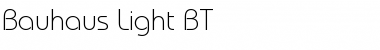 Bauhaus Lt BT Font