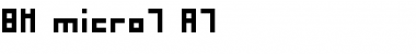 BM micro7 A7 Font