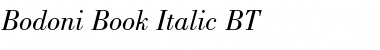 Bodoni Book Italic