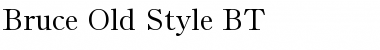BruceOldStyle BT Roman Font