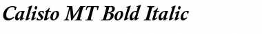 Calisto MT Bold Italic