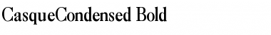 CasqueCondensed Bold Font