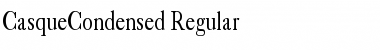 CasqueCondensed Regular Font