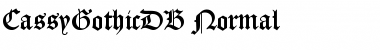 Download CassyGothicDB Font