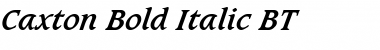 Caxton Bold Italic Font