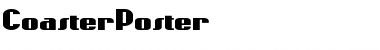 CoasterPoster Regular Font