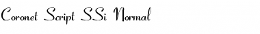 Coronet Script SSi Normal