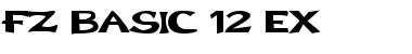 FZ BASIC 12  EX Font
