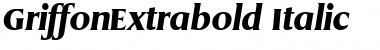GriffonExtrabold Font