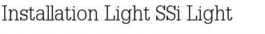Download Installation Light SSi Font