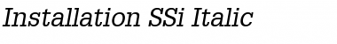 Installation SSi Italic