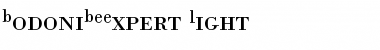 BodoniBEExpert-Light Light Font