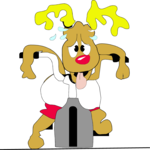 Reindeer on Exercise Bike 2