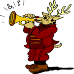 Bugle Player - Deer