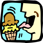 Licking Ice Cream 1