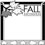 Fall Into Fashion Frame