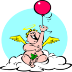 Cherub with Balloon