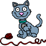 Cat with Yarn 2