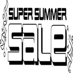 Super Summer Sale Title