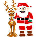 Santa & Reindeer 13