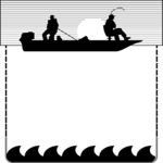 Men Fishing Frame