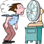 Man with Fan 1